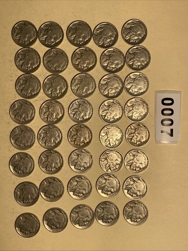 Buffalo nickels roll - buffalo, 40